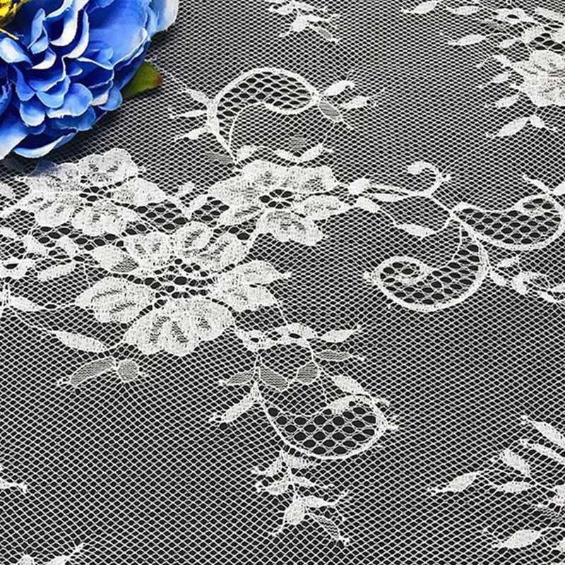 Lace Fabric Floral Eyelash Nylon Wholesale Supplier 7